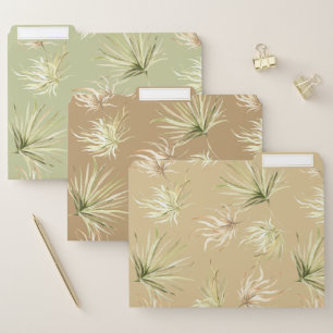 Messy Palm Leaves File Folder
