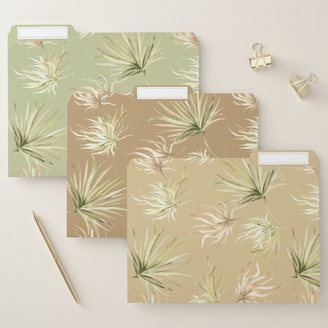 Messy Palm Leaves File Folder (Set)