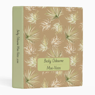Messy Palm Tri-Colors Mini Binder