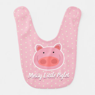 Messy Piglet Baby Bib