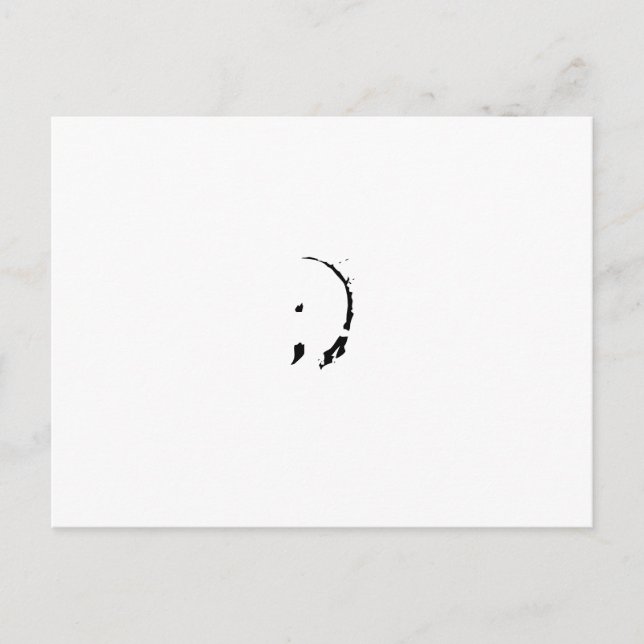 Messy wink postcard (Front)