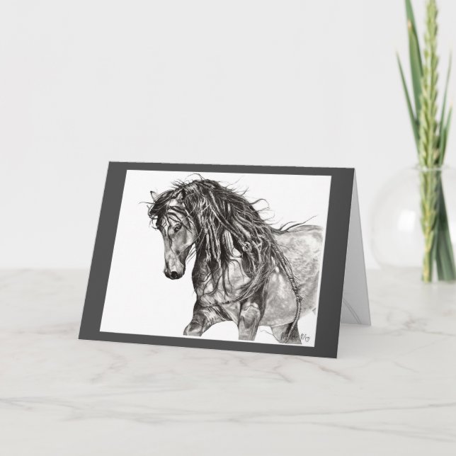 “Mesteño” Greeting Card (Front)