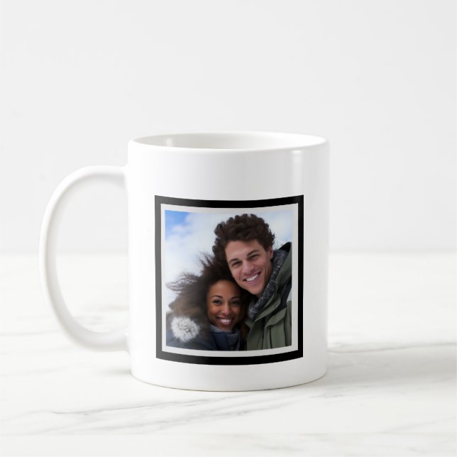 Met Online Personaled with Photo and Name  Coffee Mug (Left)