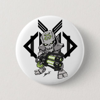 META Cyborg Badge Button