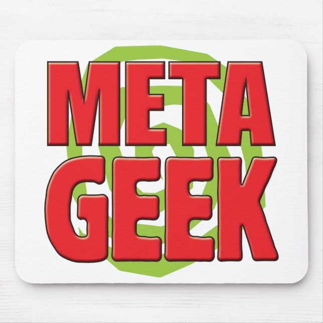 Meta Geek Mouse Pad (Front)