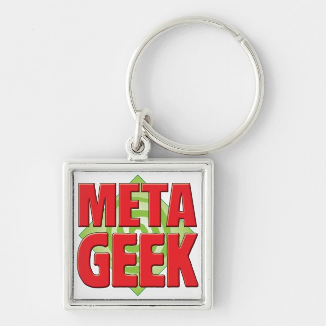 Meta Geek v2 Keychain (Front)