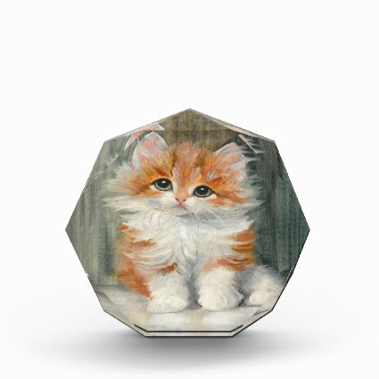 Meta Plückebaum Vintage Adorable Kitten Painting