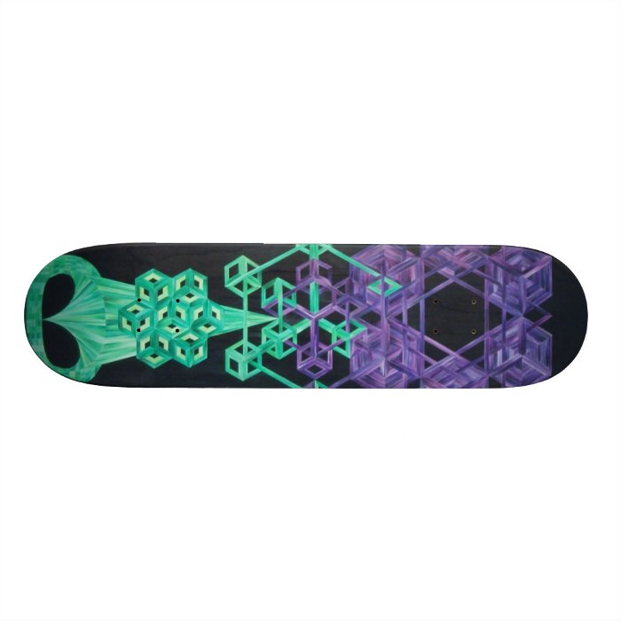 Meta skate skateboard deck