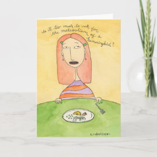Metabolism of a Hummingbird Card