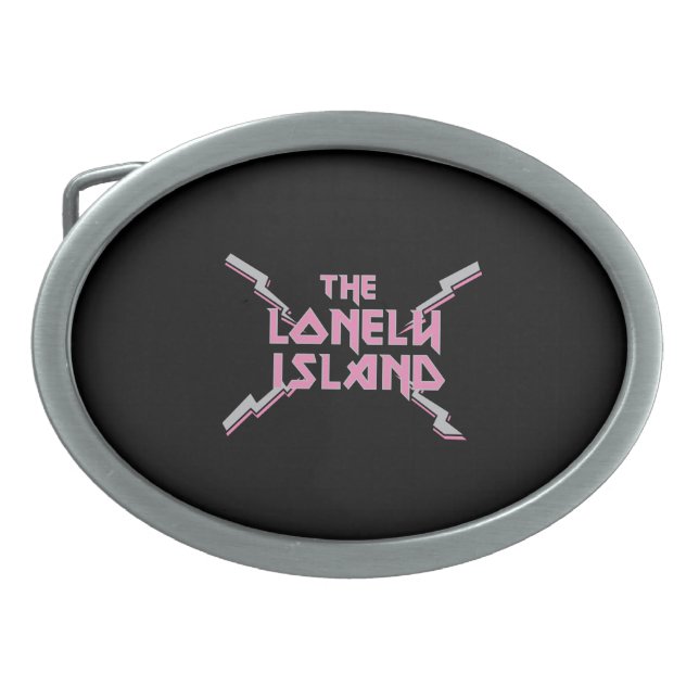 Metal 2 oval belt buckle (Front)