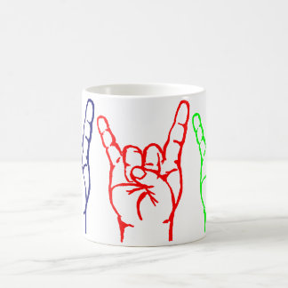 Metal 3 Color Horn Mug