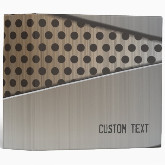 Metal 3 Ring Binder (Front/Spine)