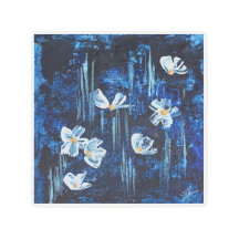 Metal abstract wall art sea blue marine. Day 3