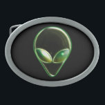 Metal Alien Head 04 Belt Buckle<br><div class="desc">A Metalic Alien Head design.</div>
