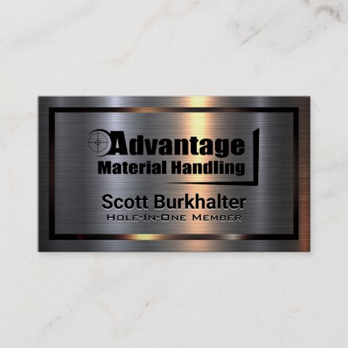 Metal Aluminum | Advantage Material Handling Business Card