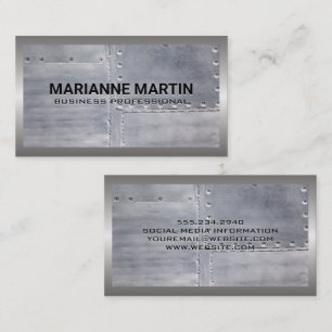 Metal Aluminum Sheet Metal Rivets Business Card