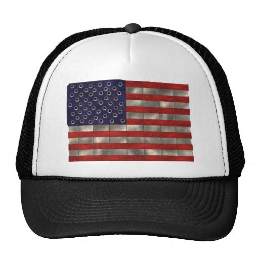 Metal American Flag, Independence Day hat | Zazzle