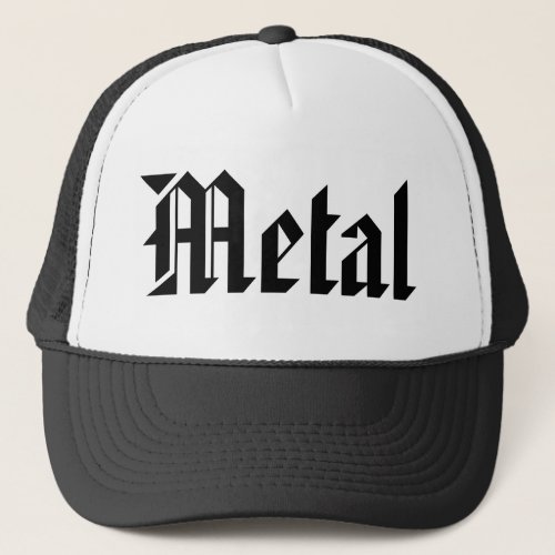 Metal _ Anarchy _ Trucker Hat