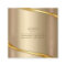 Metal and Glitter Wave Gold Sq ID807