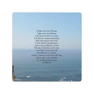 METAL ART POEM AND PHOTOGRAPH