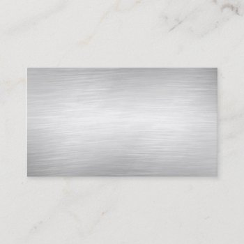 Metal Background Business Cards by MetalShop at Zazzle