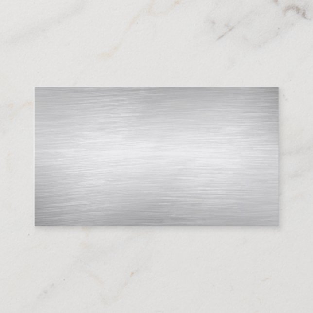 Metal Background Business Cards (Front)