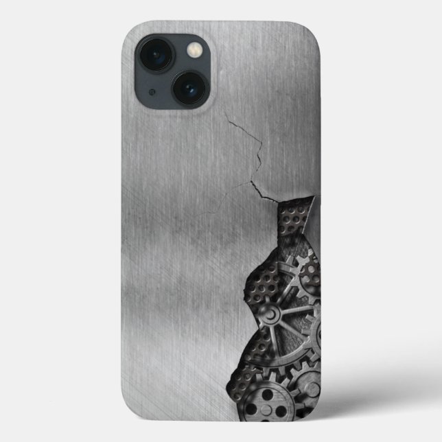 Metal background with mechanical damage Case-Mate iPhone case (Back)