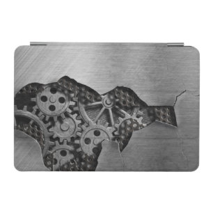 Metal background with mechanical damage iPad mini cover