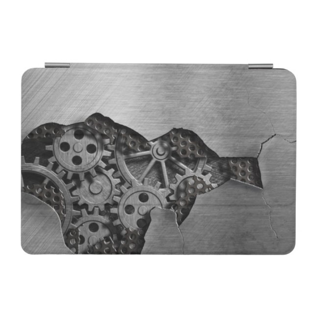 Metal background with mechanical damage iPad mini cover (Horizontal)