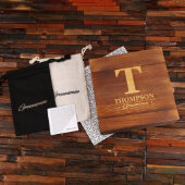 Metal Bar Trays & Shot Glass Set with Hip Flask (Front)