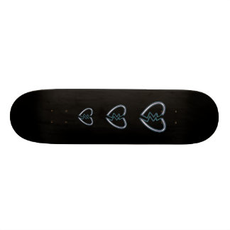 Metal Broken Hearts Skateboard