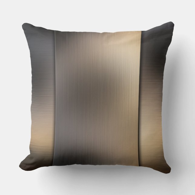Metal Bronze Pillow (Front)