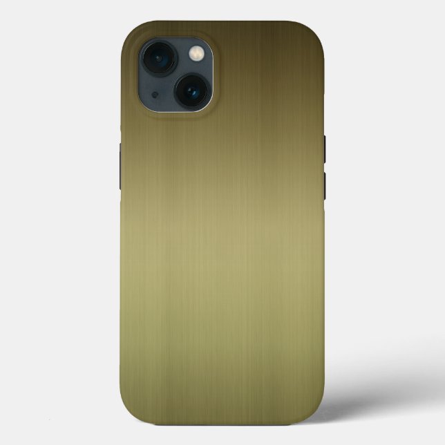 Metal: Brushed Brass Case-Mate iPhone Case (Back)