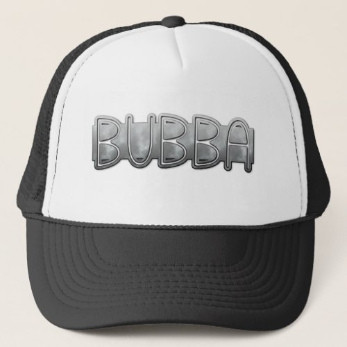 Metal BUBBA _ Redneck Bling Trucker Hat