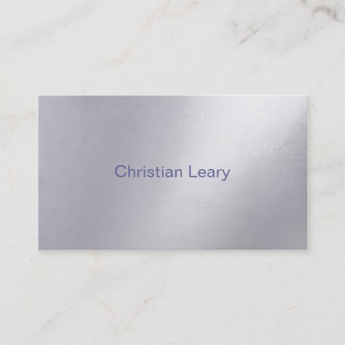 Metal Business Card Template