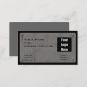 Metal Business Card - with Logo IIII (Front/Back)