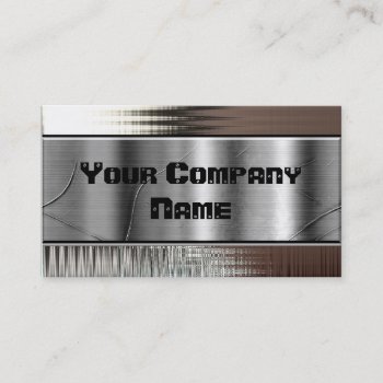 Metal Business Cards by MetalShop at Zazzle