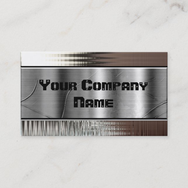 Metal Business Cards (Front)