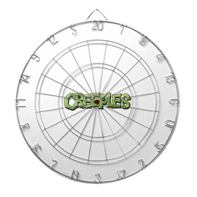 Metal Cage Dartboard With Darts (Front)