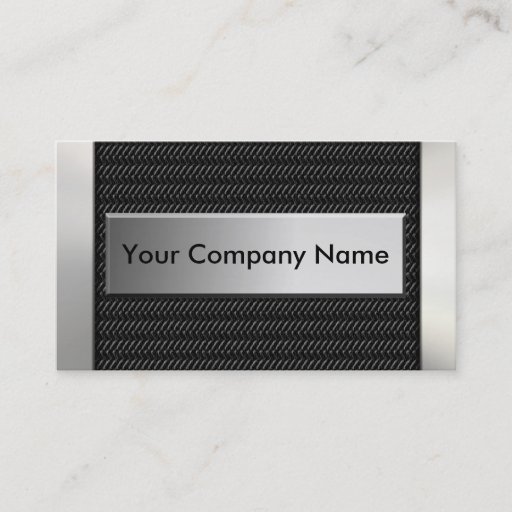 Customizable Metal Carbon Fiber Business Cards