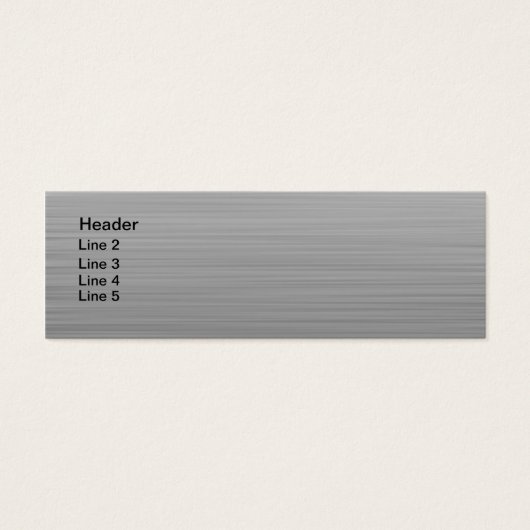 Metal Card (Front)