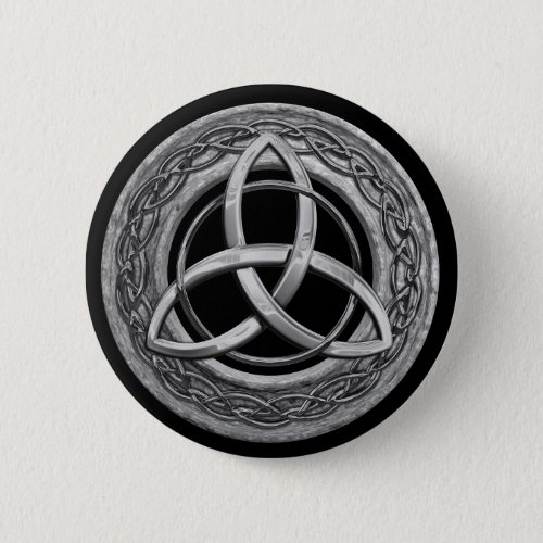 Metal Celtic Trinity Knot Button