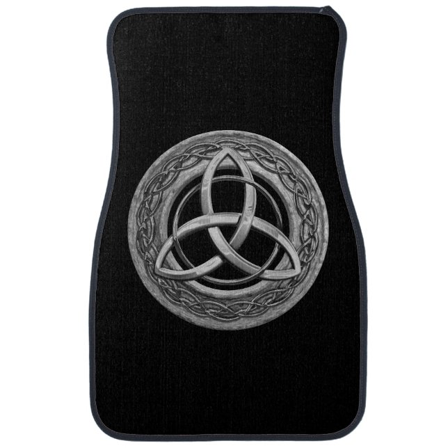 Metal Celtic Trinity Knot Car Mat (Front)