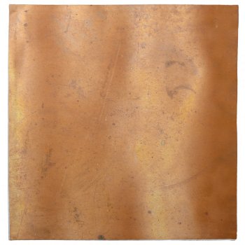 Metal Copper Texture Cloth Napkin by UDDesign at Zazzle