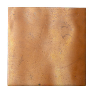 Metal copper texture tile