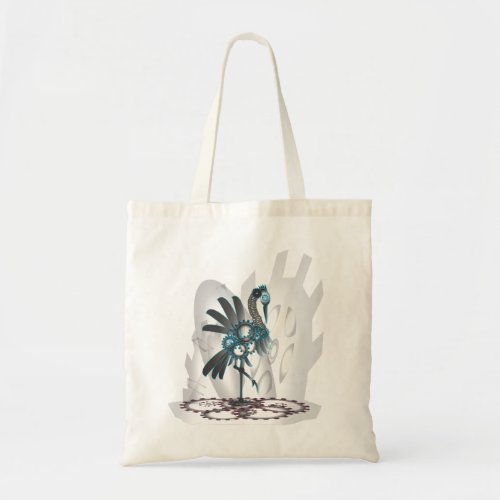 Metal Crane Tote Bag