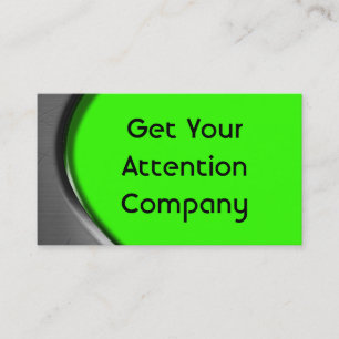 Metal Curve Business Cards