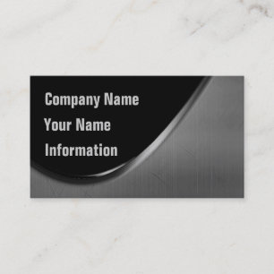 Metal Curve Business Cards