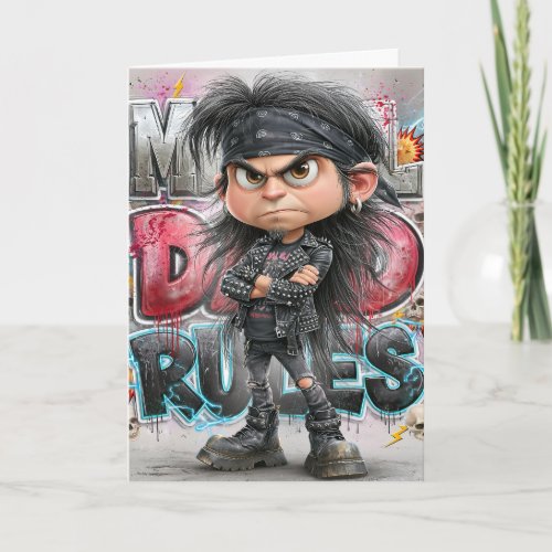Metal Dad Rules Card