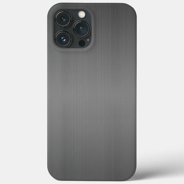 Metal: Dark Brushed Metal Case-Mate iPhone Case (Back)